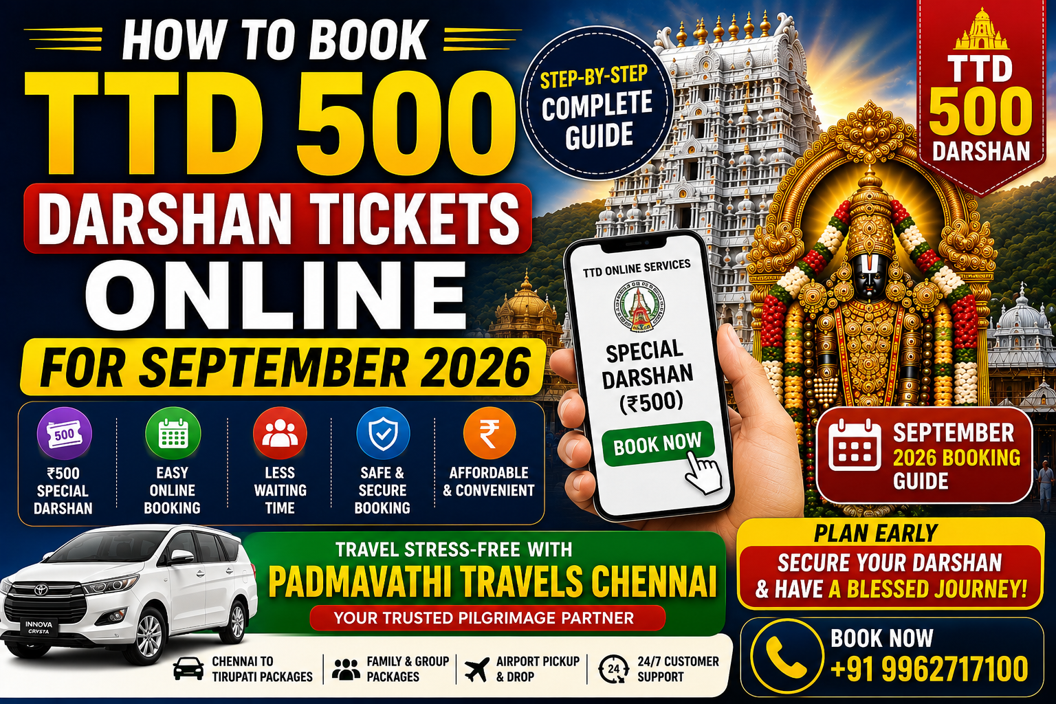 SRIVANI Break Darshan Tickets for March 2026