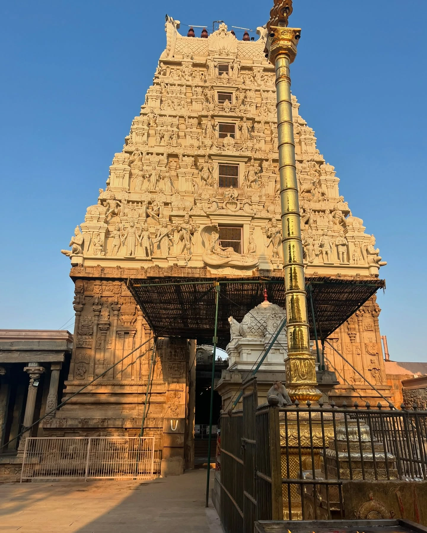 Lower Ahobilam temple darshan during Ahobilam car tour from Chennai