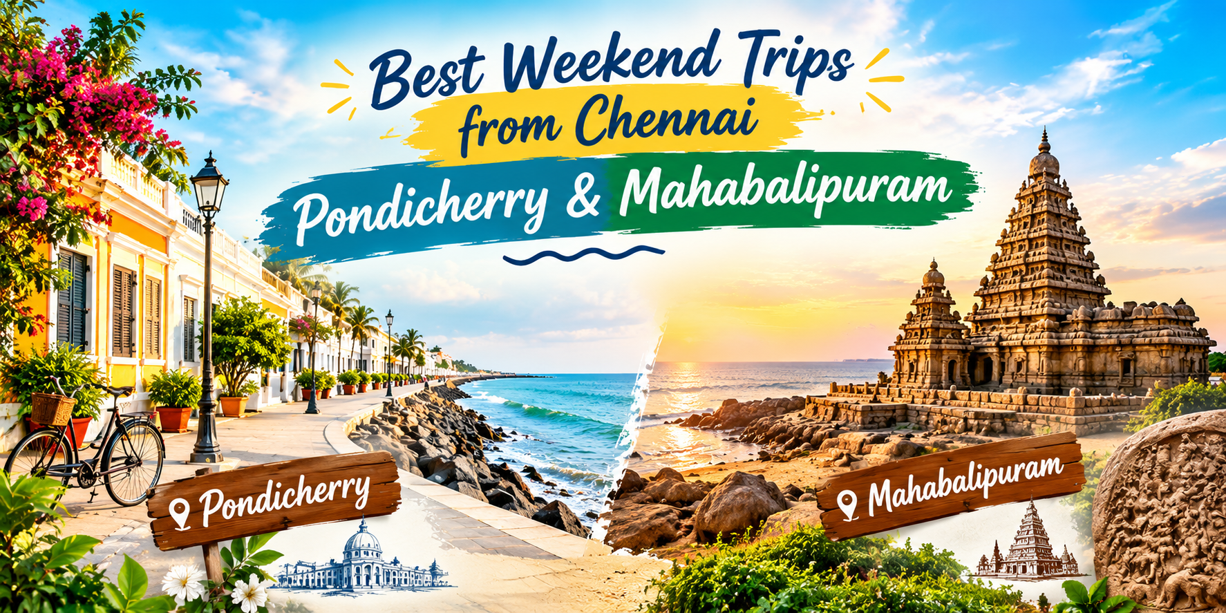 best places near Chennai for weekend