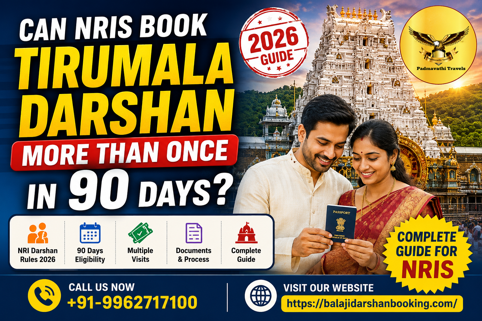 NRIs Book Tirumala Darshan More Than Once