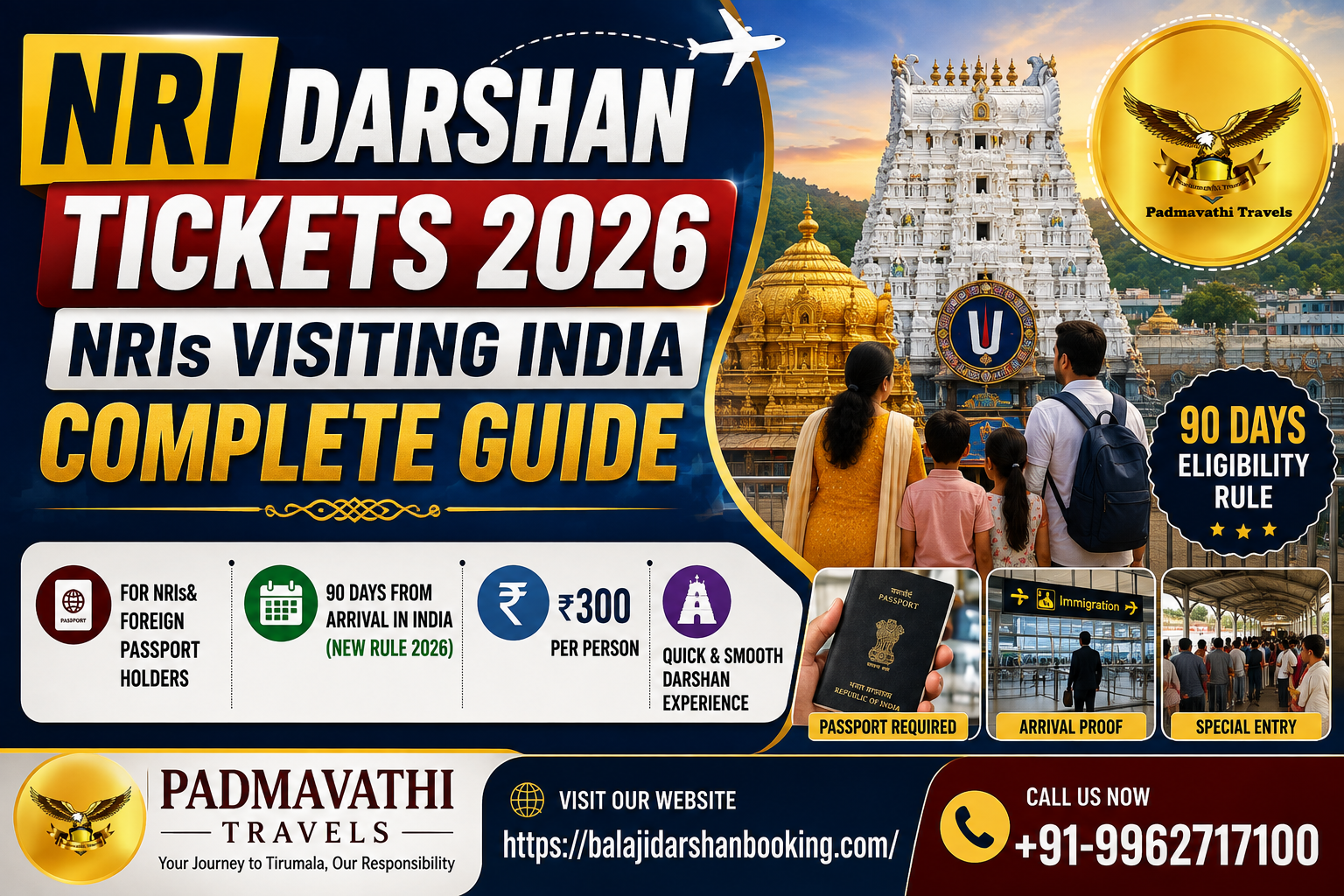 NRI Darshan Tickets 2026
