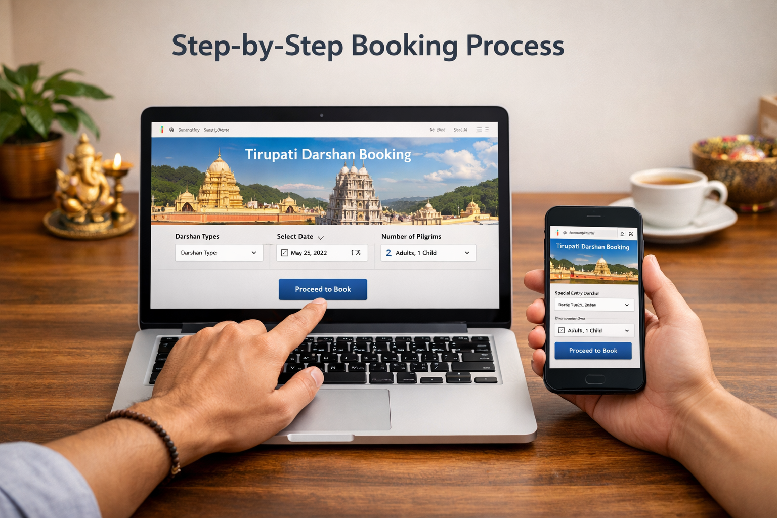 Srivani Darshan Booking Process