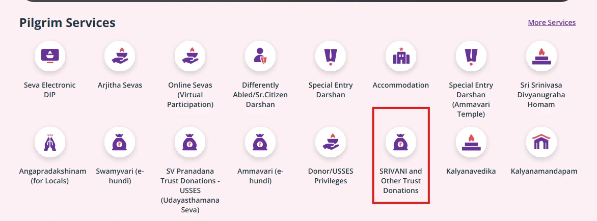 ttd srivani darshan from chennai
