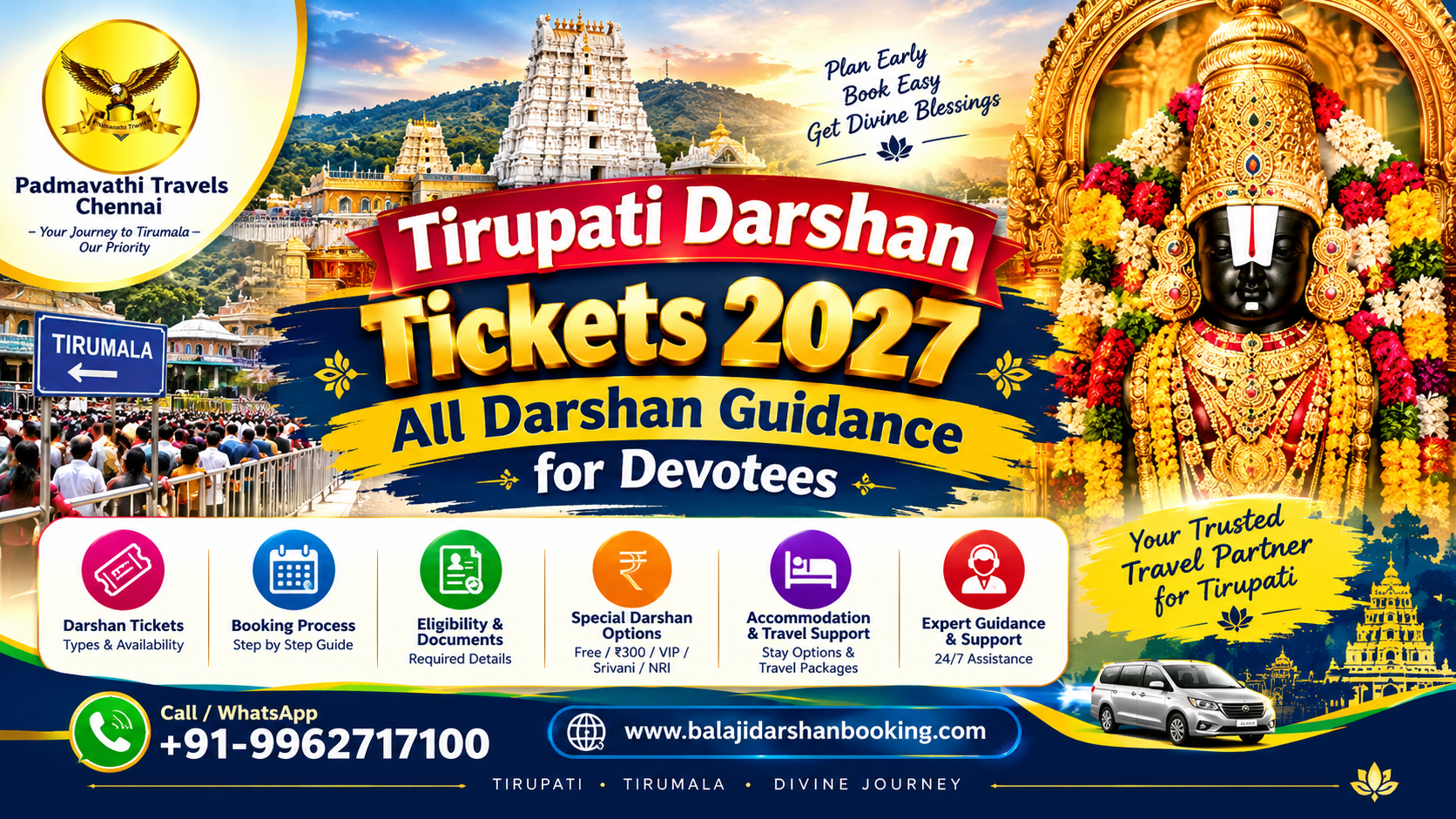 Tirupati Darshan Tickets 2027