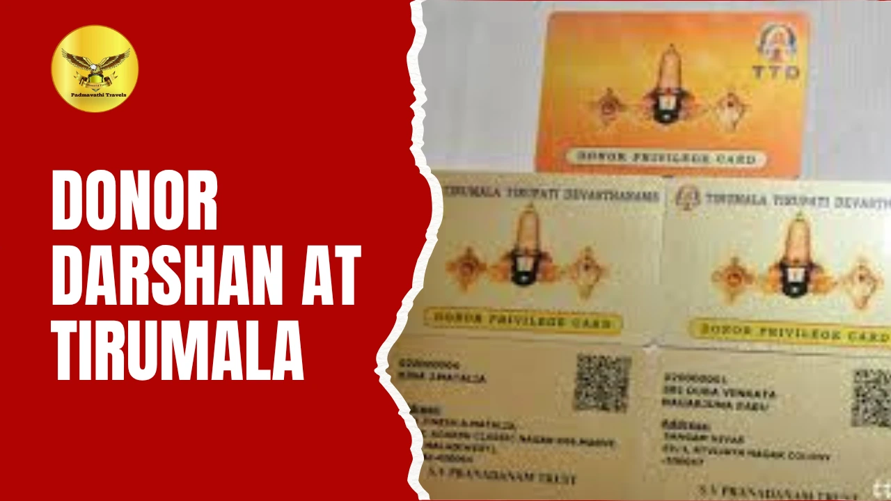 donor darshan in Tirupati