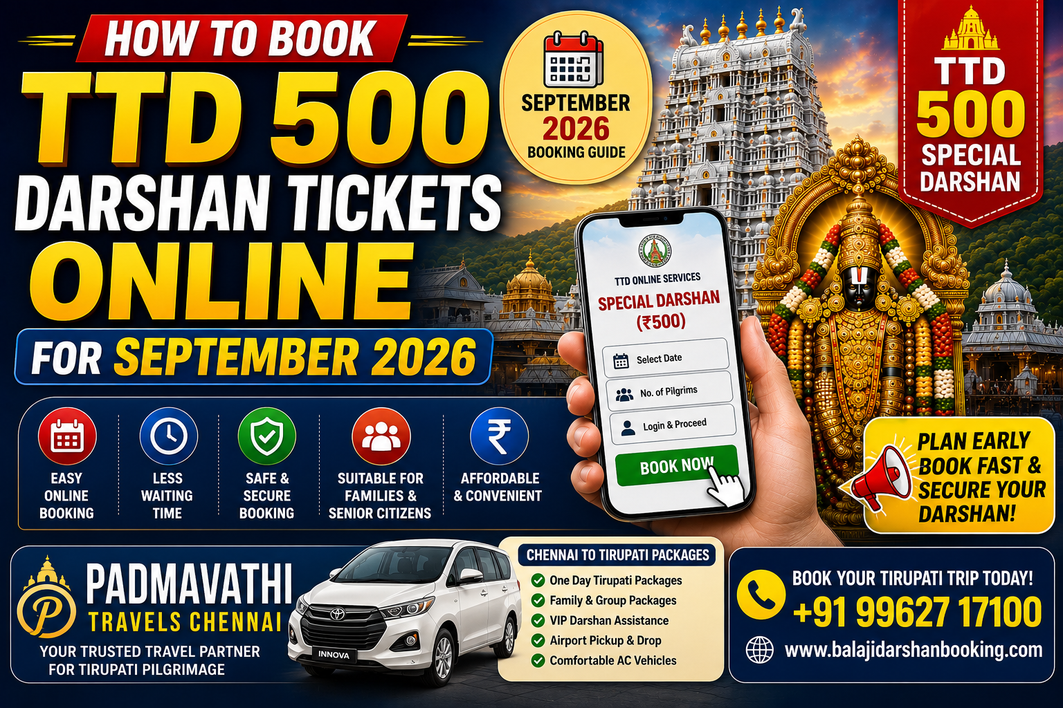 TTD 500 Darshan Ticket