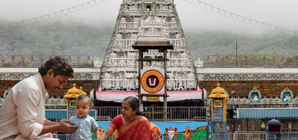 Infant Darshan at Tirupati