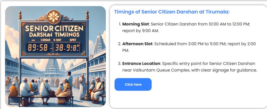 Senior Citizens Darshan