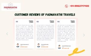 Customer Reviews of Padmavathi Travels Chennai to Tirupati