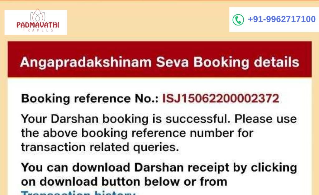 How to Book Angapradakshinam Easy Step-by-Step Guide