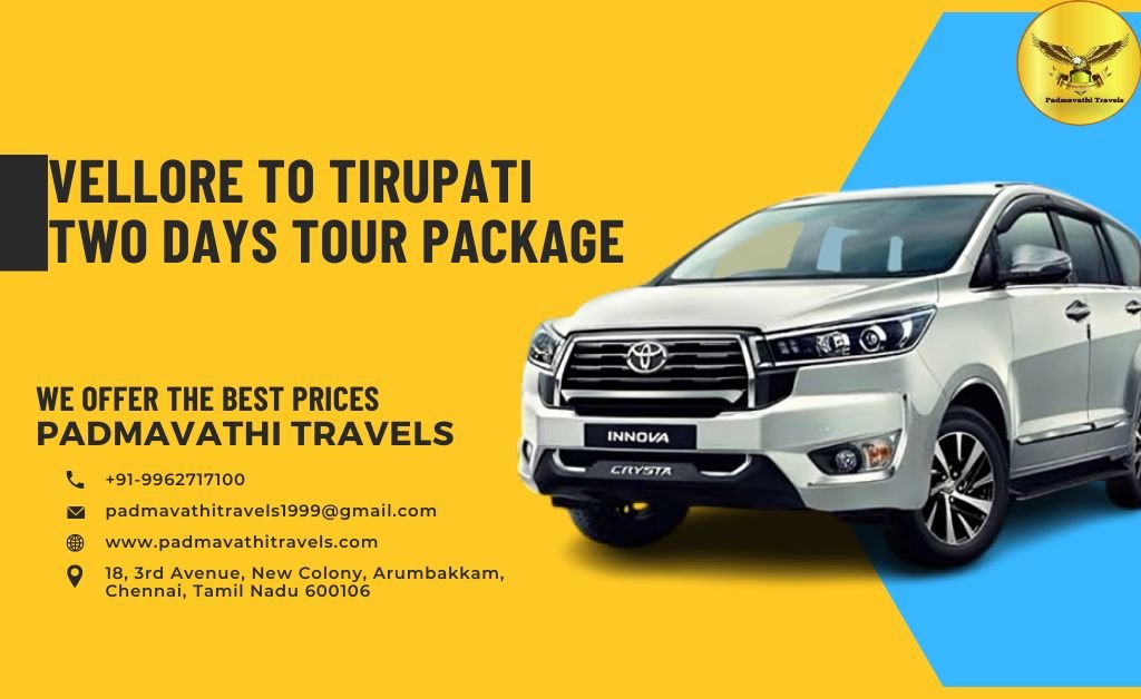 Vellore to Tirupati tour