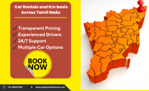 Explore Tamil Nadu with our customized car rental services!