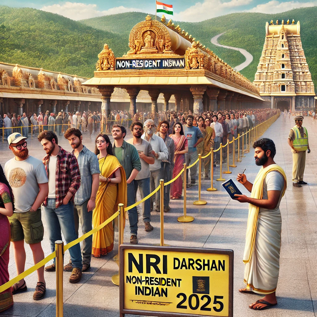 NRI Darshan in Tirumala