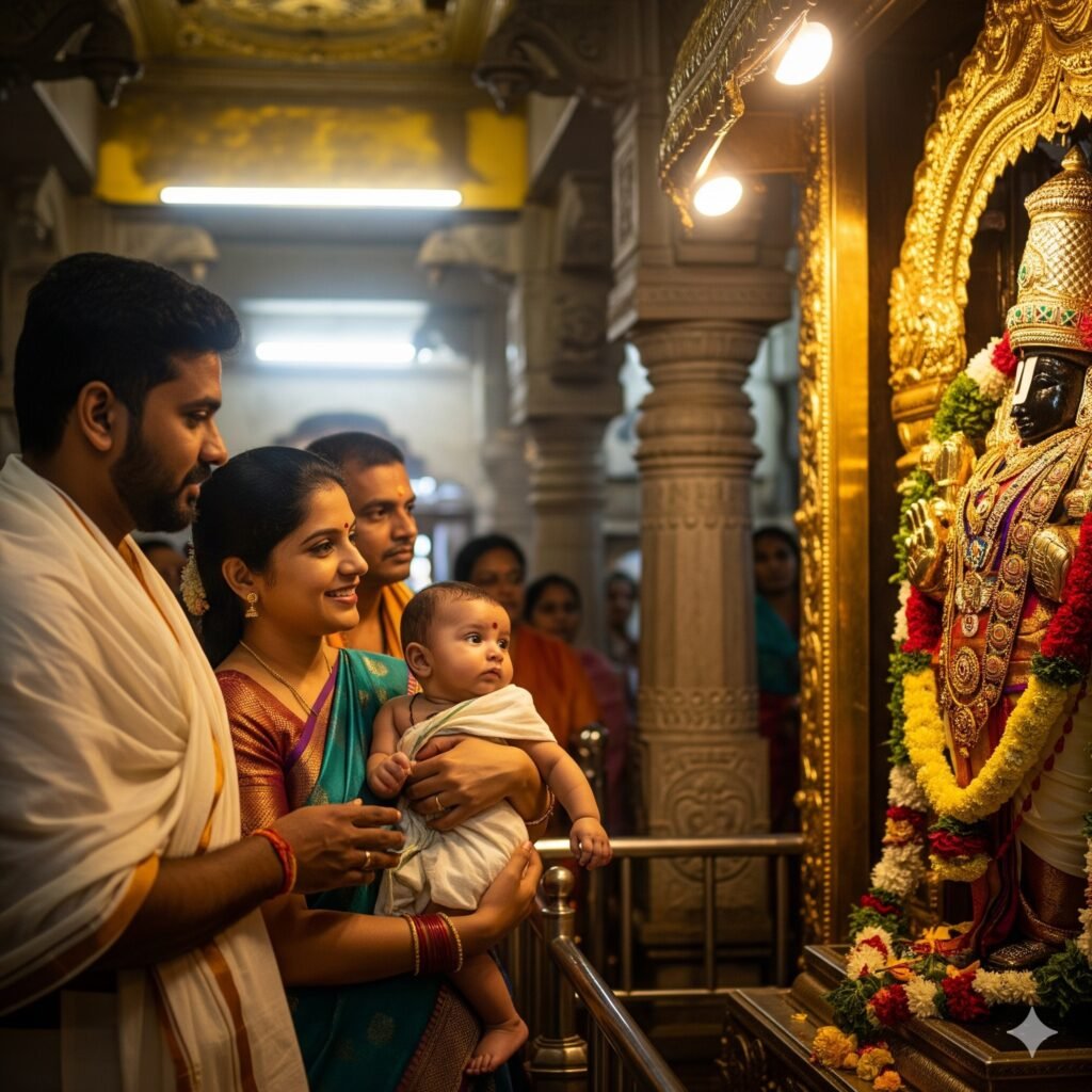 Supadam entrance Infant Darshan