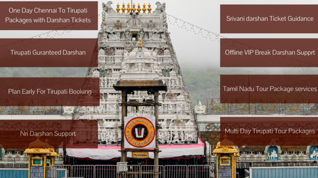 one day chennai to tirupati Packages with darshan tickets