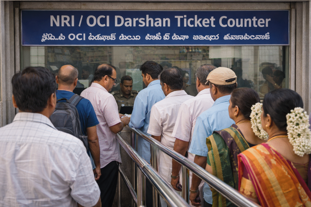 One day Chennai to Tirupati NRI Darshan trip 