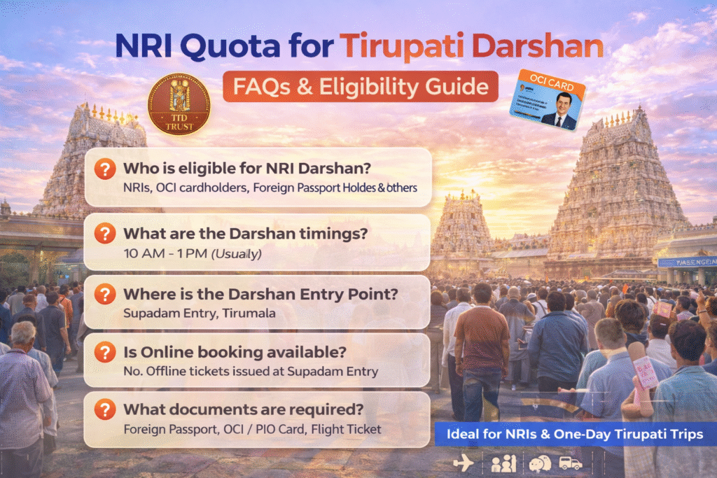 NRI Quota for Tirupati Darshan – Complete Guide