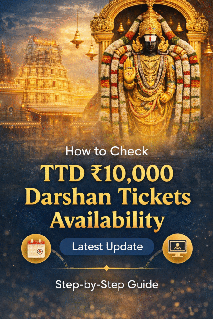 TTD 10,000 Darshan Tickets 