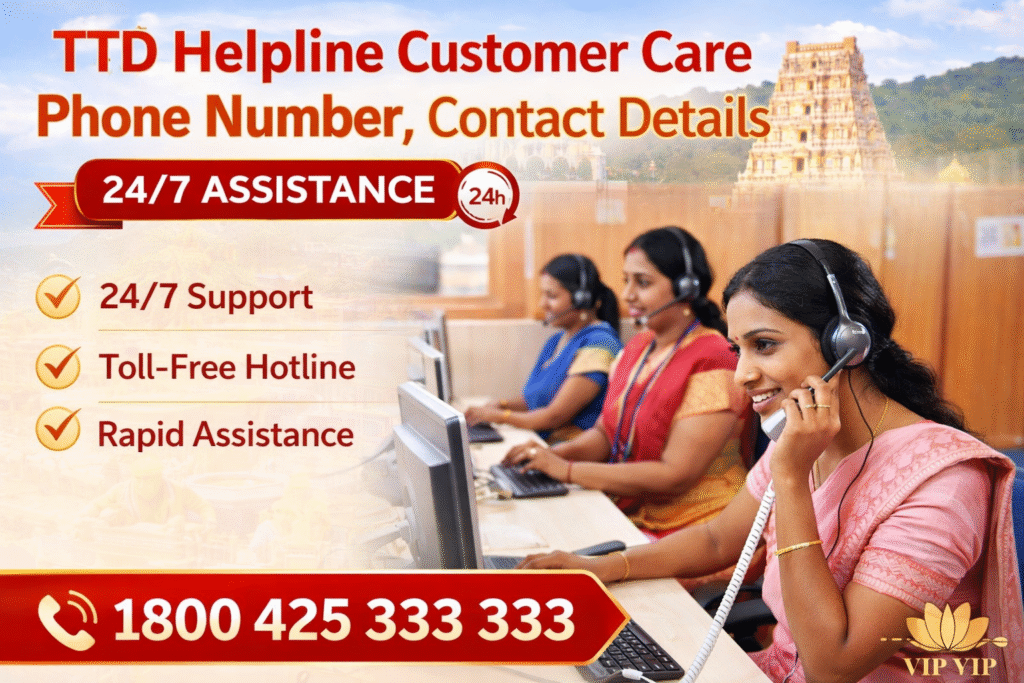 TTD Helpline Customer Care Phone Number, Contact Details