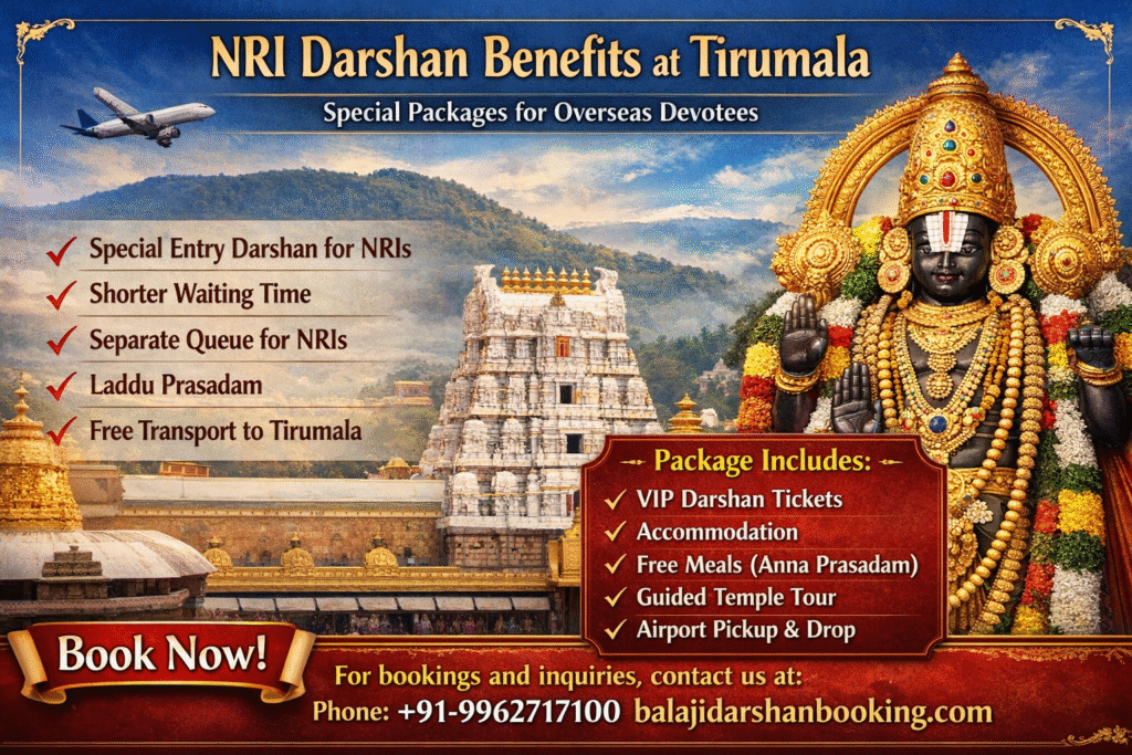 NRI Darshan Benefits