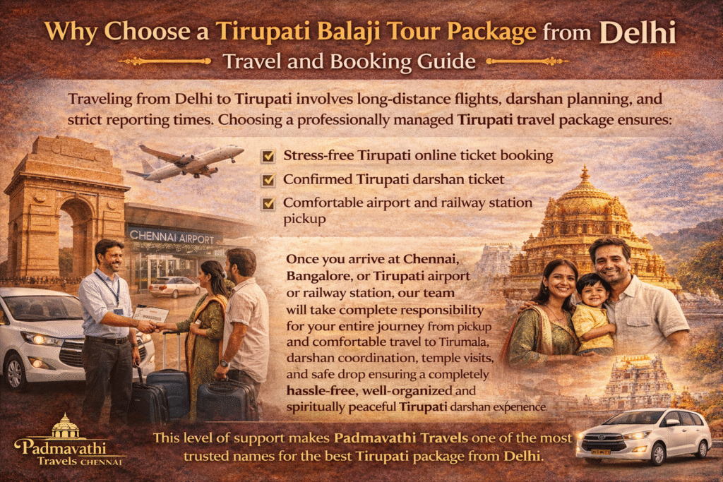 Tirupati Tour Package from Delhi – Travel and Booking Guide