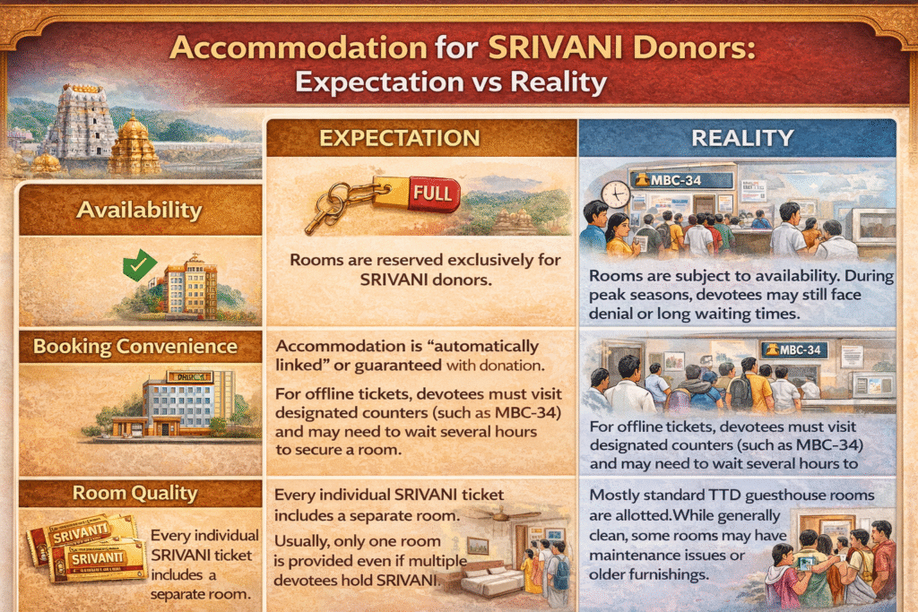 TTD accommodation ticket booking