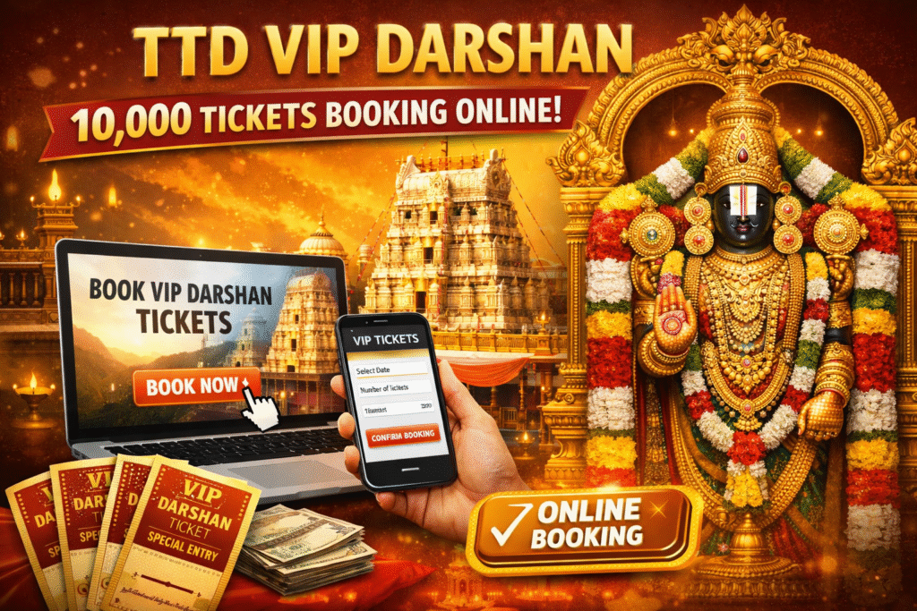 TTD VIP Darshan 10000 Tickets