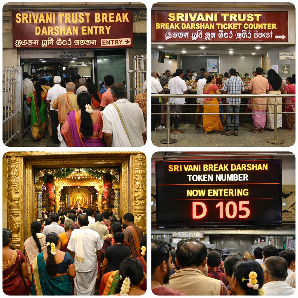 SRIVANI Trust Break Darshan Tickets