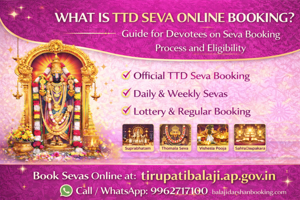 What Is TTD Seva Online Booking? Complete Devotee Guide