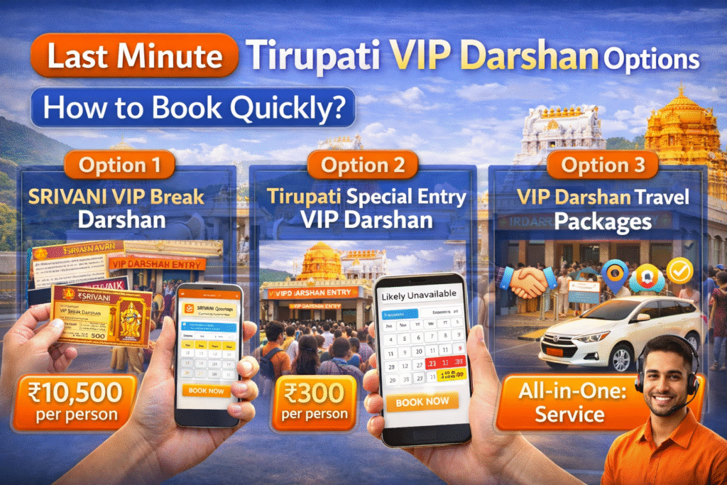 Tirupati Temple VIP Darshan Tickets Process