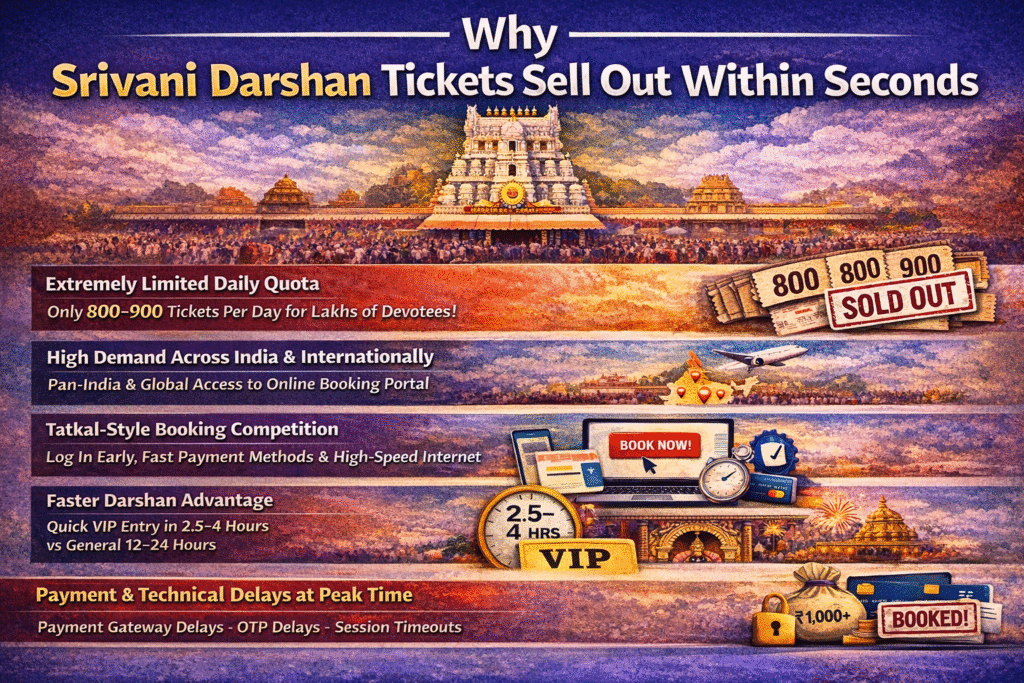 SRIVANI Darshan Tickets Sell Out