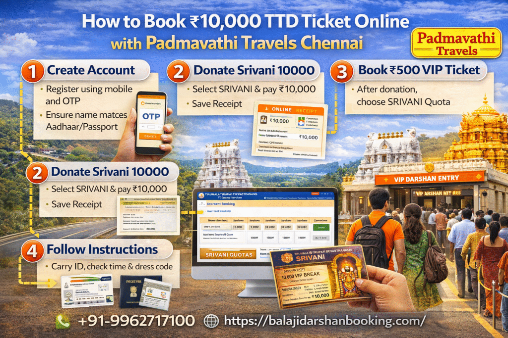 Srivani Trust Donation 10000 Process