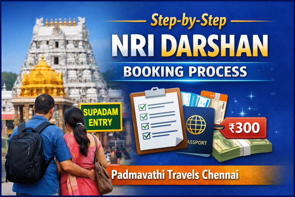 NRI Darshan Booking Process