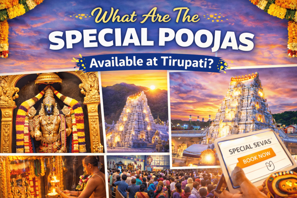Special Poojas Available at Tirupati