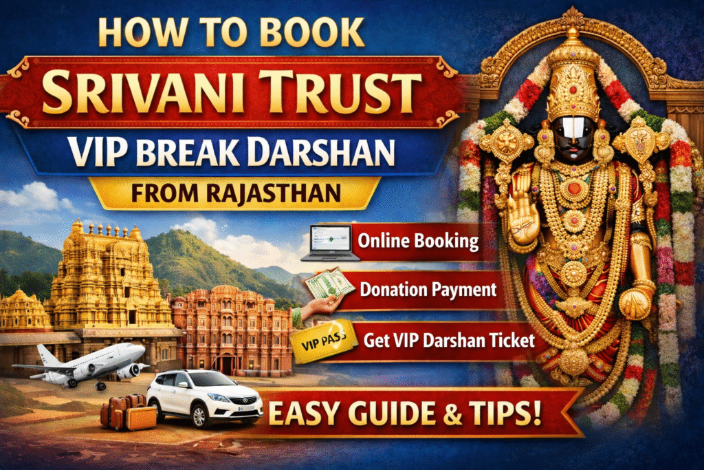 Srivani Trust VIP Break Darshan from Rajasthan