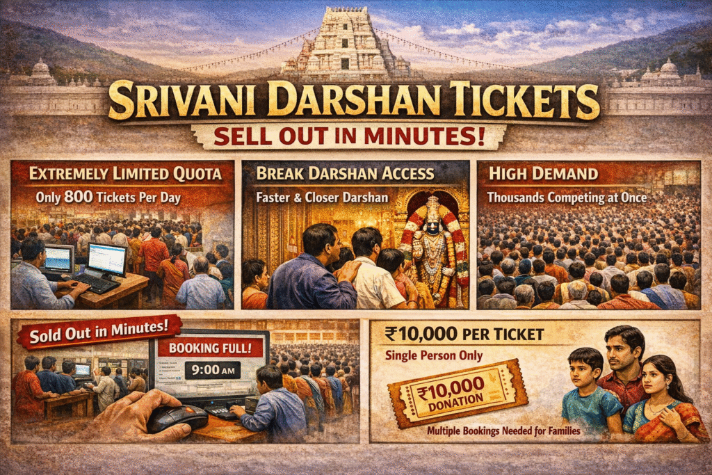 ttd vip break darshan tickets availability