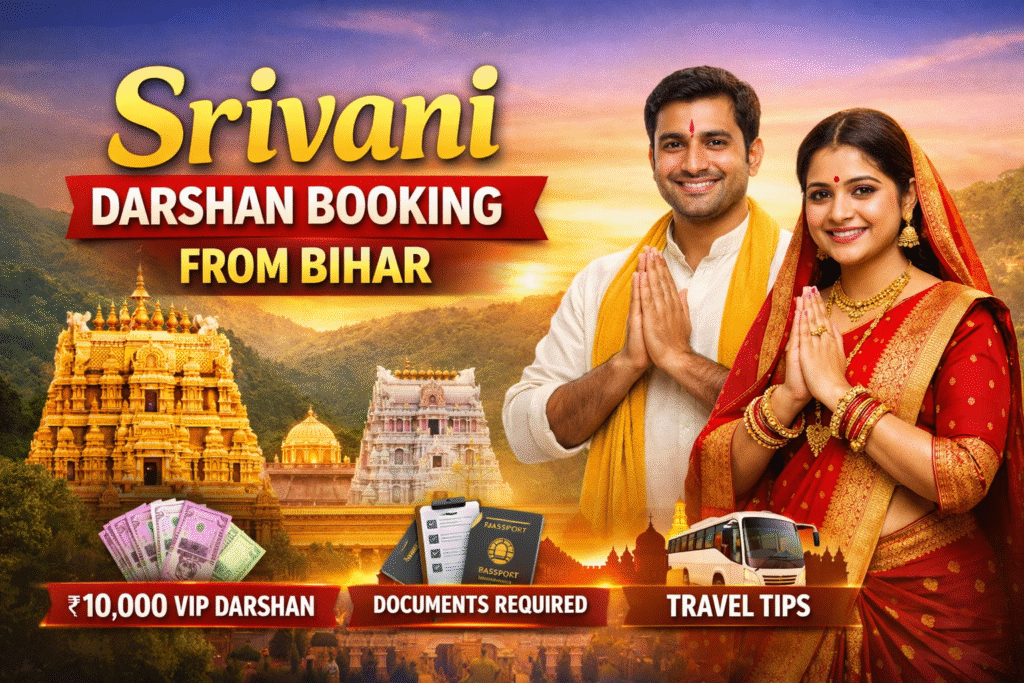 Srivani Darshan Booking from Bihar
