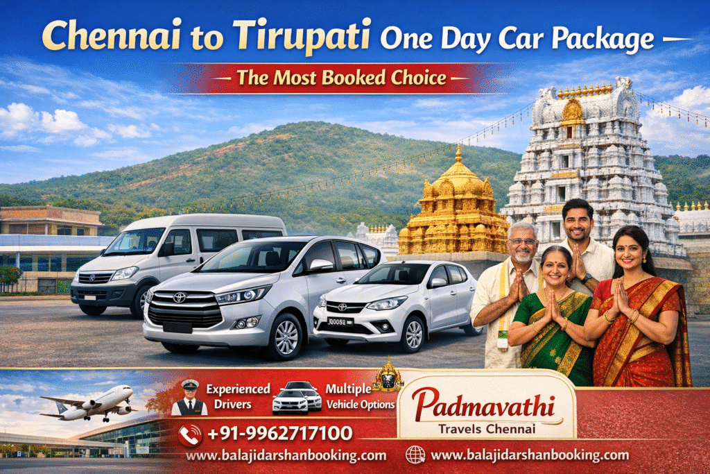 Tirupati Car Rental from Chennai – Guide for Devotees