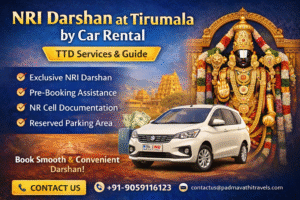 NRI Darshan at Tirumala by Car Package – TTD Services & Guide