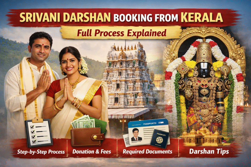 Srivani Darshan Booking from Kerala