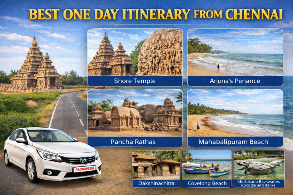 Chennai to Mahabalipuram road trip