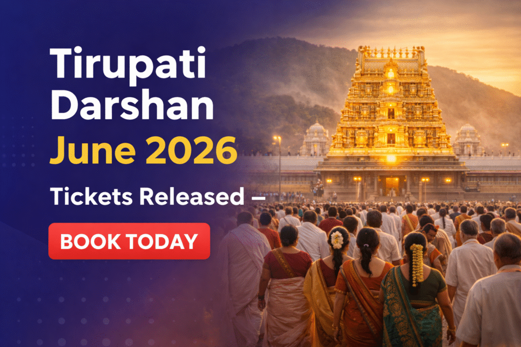 Tirupati Darshan June 2026 Tickets