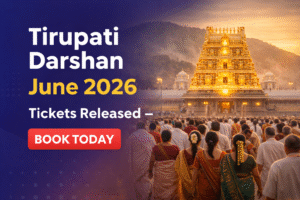 Big Update: TTD June 2026 Darshan Tickets Released Online