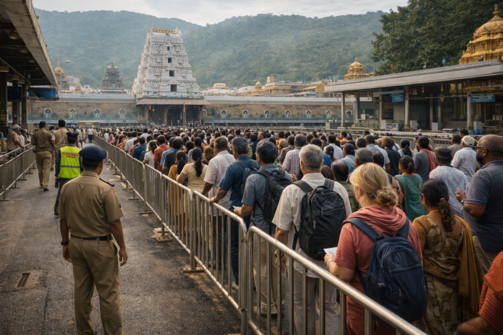 Tirupati temple darshan procedure