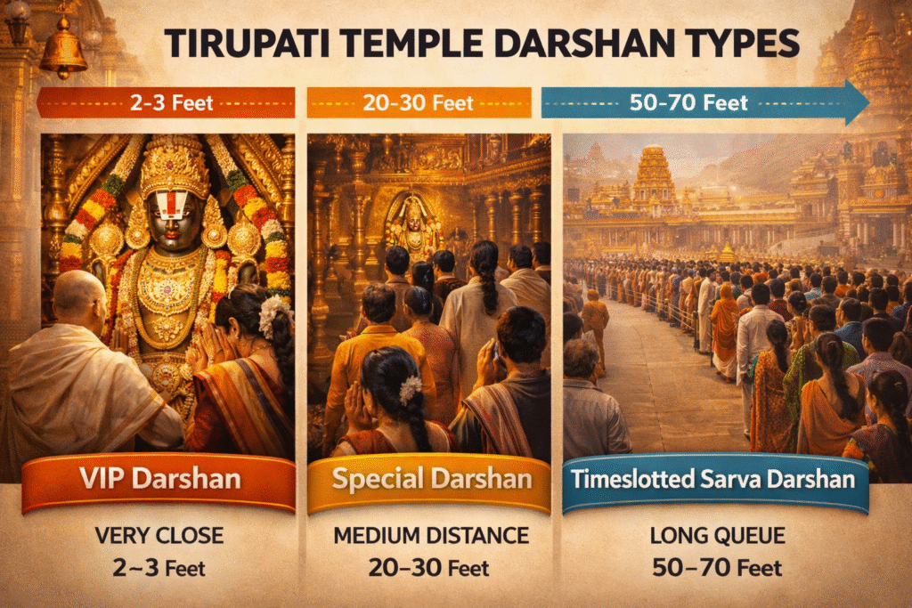 VIP Break Darshan entry Tirumala