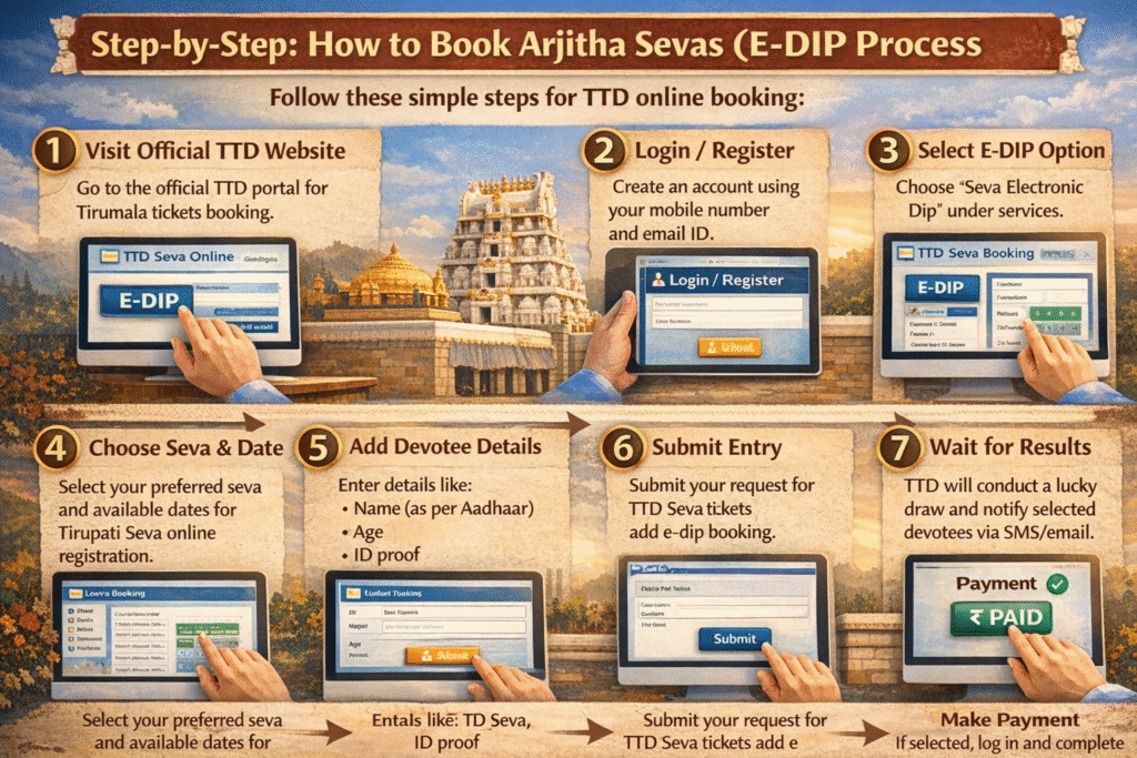 Tirupati Seva online