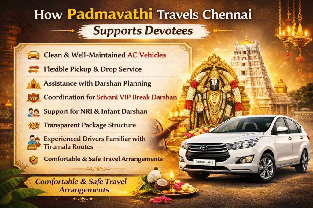 Chennai to Tirupati round trip cab service