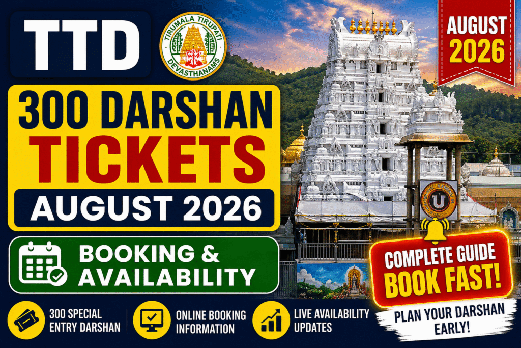 TTD 300 Darshan Tickets