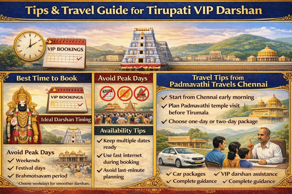 TTD VIP darshan booking process