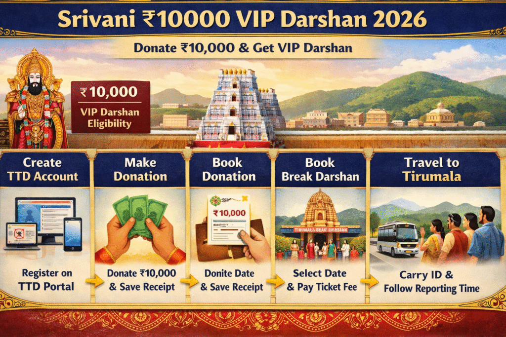 TTD Srivani break darshan